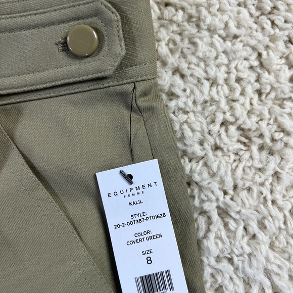 Equipment Femme Kalil Trouser MSRP $275 NWT size 8 - Picture 6 of 13